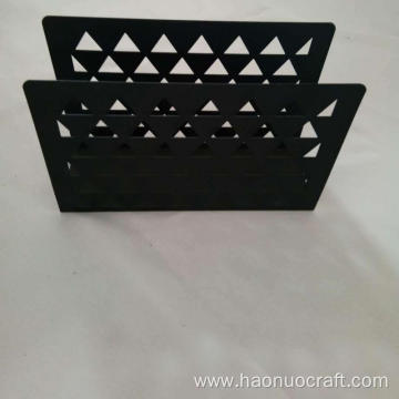 Porta toallas de papel triangular hueco negro